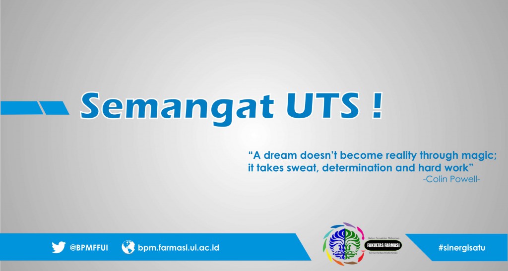 Semangat ! UTS :)