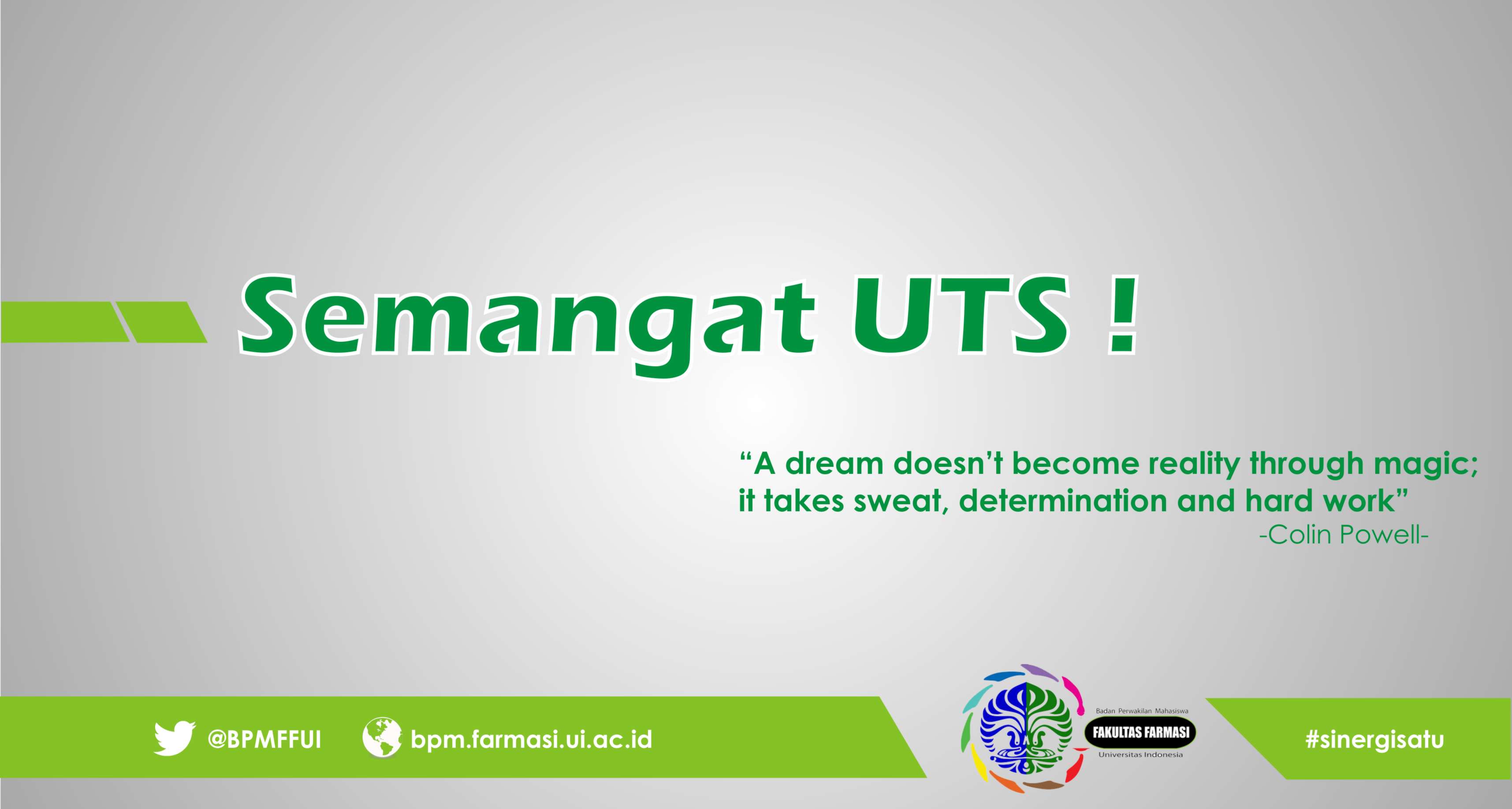 Semangat UTS ! :)