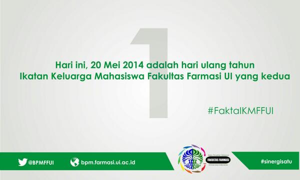 #FaktaIKMFFUI #2TahunIKMFFUI