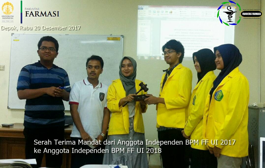 Serah Terima Jabatan BPM FF UI