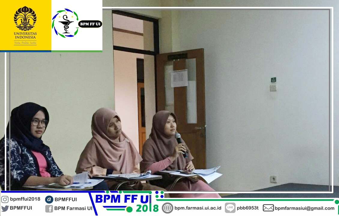 Uji Kelayakan dan Kepatutan Calon PO Pemira FF UI 2018